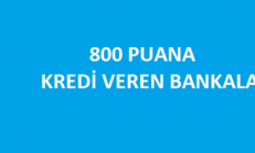 800 Puana Kredi Veren Bankalar