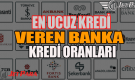 En ucuz ev kredisi veren bankalar hangileridir